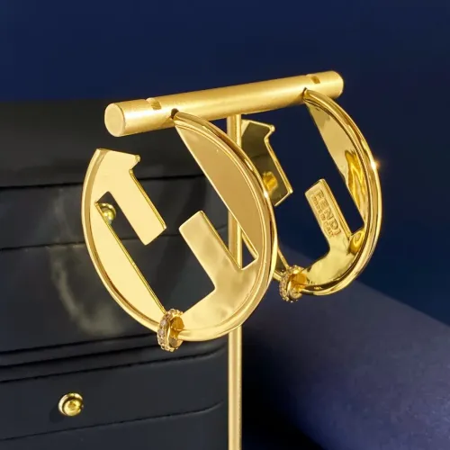 Replica Fendi Earrings For Women #1390933 $32.00 USD for Wholesale
