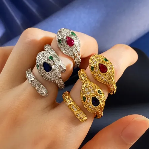 Replica Bvlgari Rings For Women #1390937 $29.00 USD for Wholesale