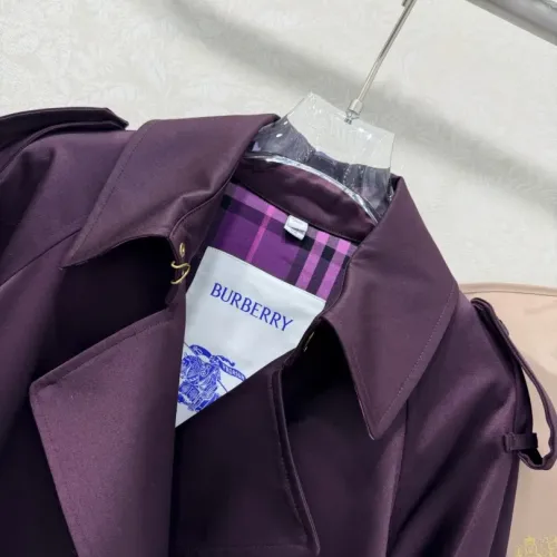 Replica Burberry Trench Coat Long Sleeved For Women #1390953 $165.00 USD for Wholesale