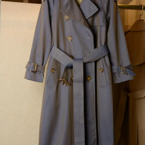 Replica Burberry Trench Coat Long Sleeved For Women #1391046 $172.00 USD for Wholesale