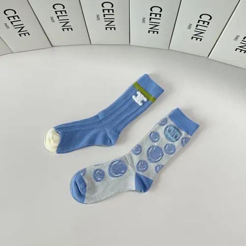Replica Celine Socks #1391077 $29.00 USD for Wholesale