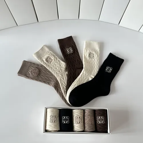 Replica LOEWE Socks #1391092 $29.00 USD for Wholesale