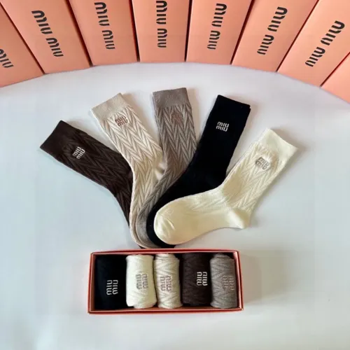 Replica MIU MIU Socks #1391093 $29.00 USD for Wholesale