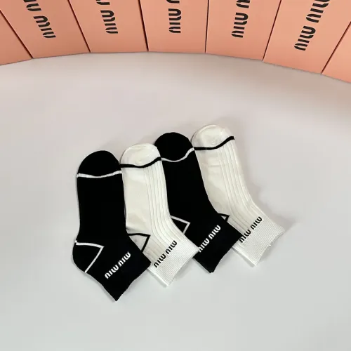 Replica MIU MIU Socks #1391096 $32.00 USD for Wholesale