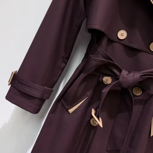 Replica Burberry Trench Coat Long Sleeved For Women #1391098 $132.00 USD for Wholesale