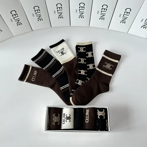 Replica Celine Socks #1391135 $29.00 USD for Wholesale