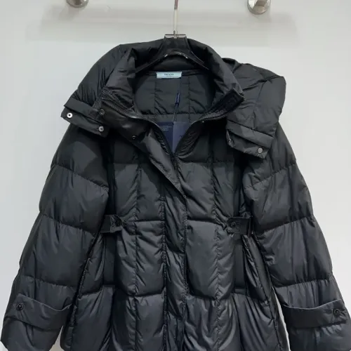 Cheap Prada Down Feather Coat Long Sleeved For Women #1391144, $$128.00 USD On Prada Down Feather Coat
