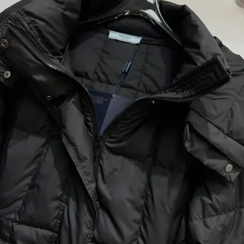 Replica Prada Down Feather Coat Long Sleeved For Women #1391144 $128.00 USD for Wholesale