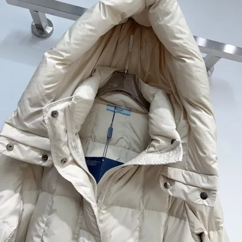 Replica Prada Down Feather Coat Long Sleeved For Women #1391147 $128.00 USD for Wholesale