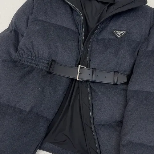 Replica Prada Down Feather Coat Long Sleeved For Women #1391149 $245.00 USD for Wholesale