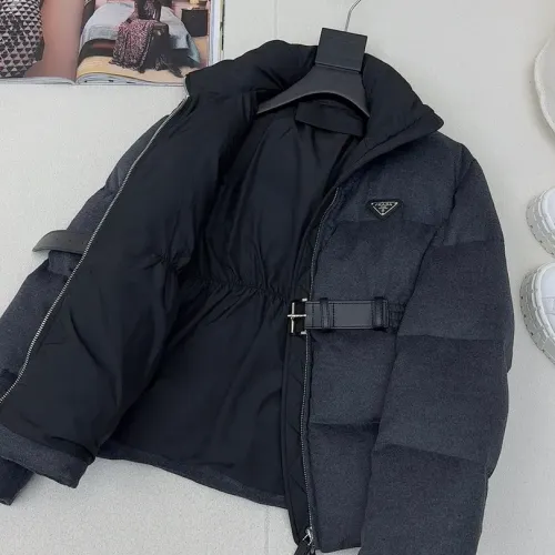 Replica Prada Down Feather Coat Long Sleeved For Women #1391149 $245.00 USD for Wholesale