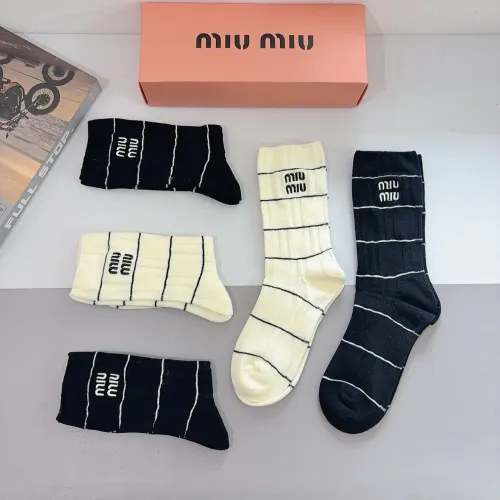 Replica MIU MIU Socks #1391162 $29.00 USD for Wholesale