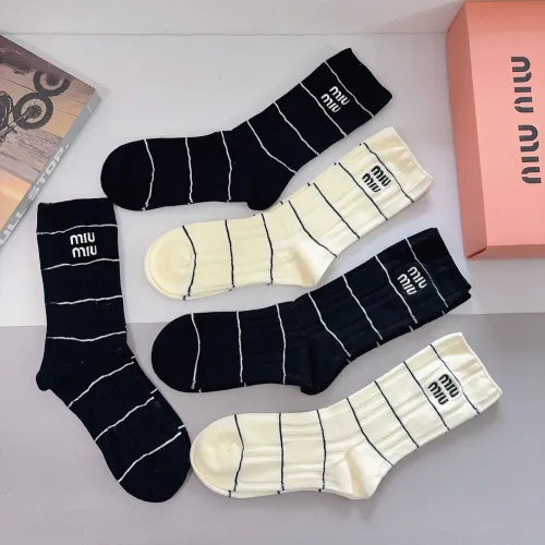Replica MIU MIU Socks #1391162 $29.00 USD for Wholesale