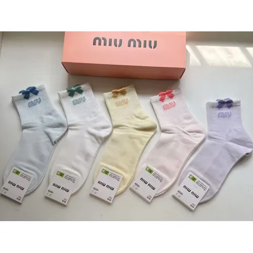 Cheap MIU MIU Socks For Women #1391169, $$25.00 USD On MIU MIU Socks
