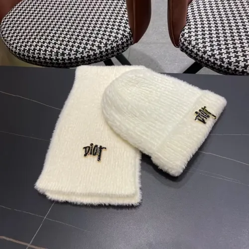 Replica Christian Dior Hat and Scarf Set #1391458 $52.00 USD for Wholesale