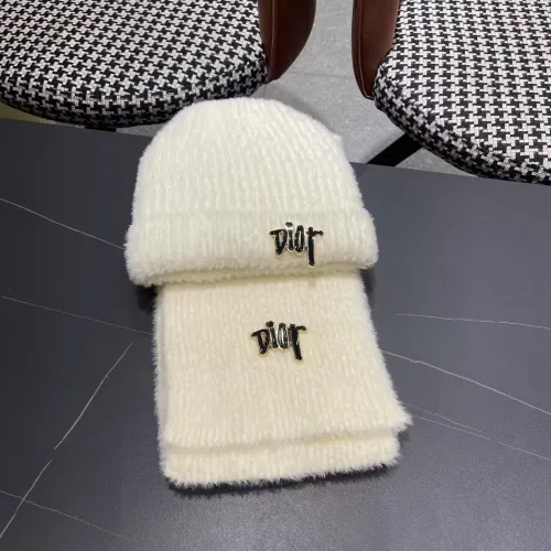 Replica Christian Dior Hat and Scarf Set #1391458 $52.00 USD for Wholesale
