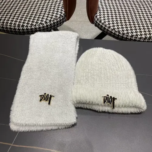 Cheap Christian Dior Hat and Scarf Set #1391459, $$52.00 USD On Christian Dior Hat and Scarf and Glove Set