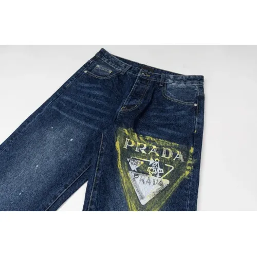 Replica Prada Jeans For Unisex #1391467 $80.00 USD for Wholesale