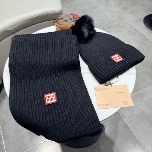 Cheap MIU MIU Hat and Scarf Set #1391479, $$64.00 USD On MIU MIU Hat and Scarf and Glove Set