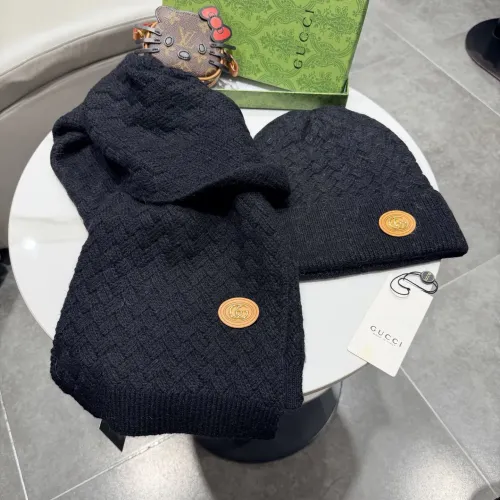 Replica Gucci Hat and Scarf Set #1391502 $64.00 USD for Wholesale