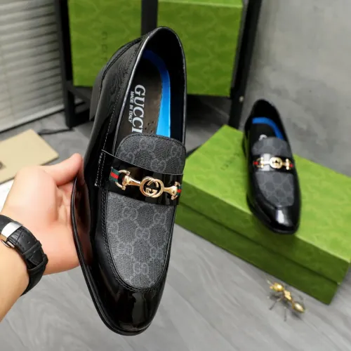 Replica Gucci Oxfords Shoes For Men #1391540 $92.00 USD for Wholesale