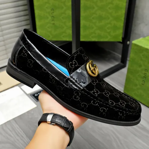 Replica Gucci Oxfords Shoes For Men #1391553 $92.00 USD for Wholesale