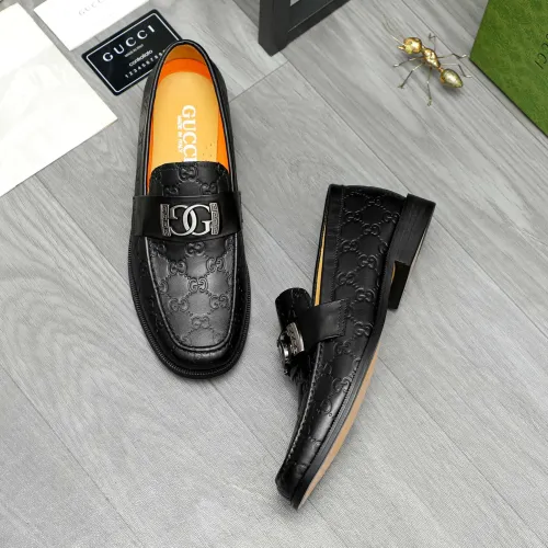 Replica Gucci Oxfords Shoes For Men #1391555 $92.00 USD for Wholesale