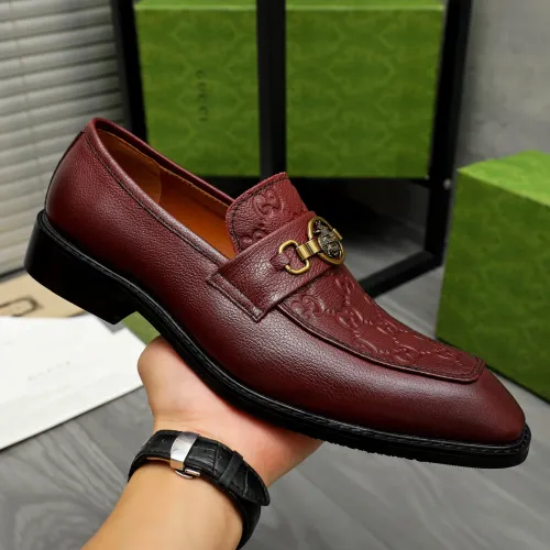 Replica Gucci Oxfords Shoes For Men #1391559 $88.00 USD for Wholesale