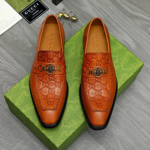 Replica Gucci Oxfords Shoes For Men #1391560 $88.00 USD for Wholesale