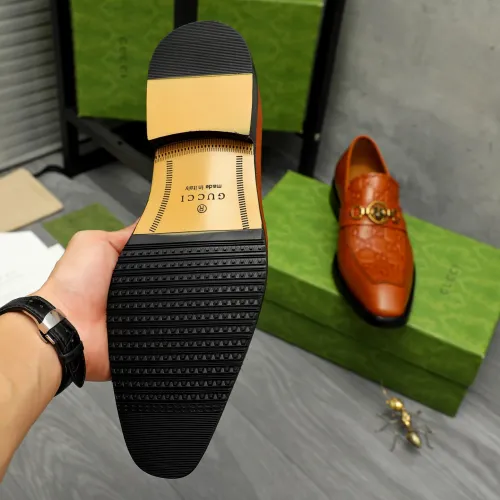 Replica Gucci Oxfords Shoes For Men #1391560 $88.00 USD for Wholesale