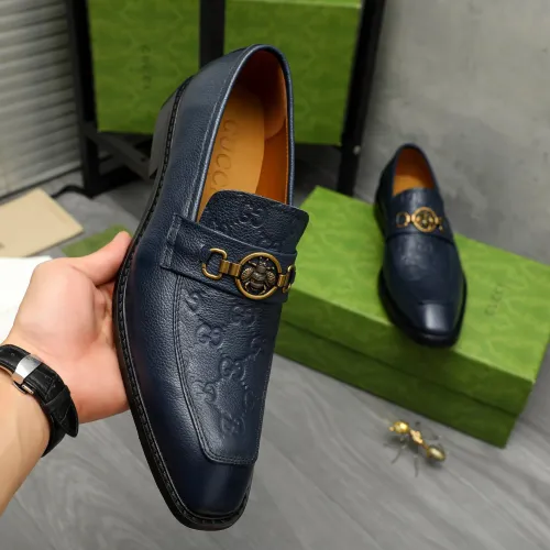 Replica Gucci Oxfords Shoes For Men #1391561 $88.00 USD for Wholesale