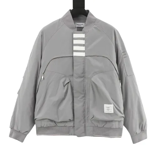 Cheap Thom Browne Jackets Long Sleeved For Unisex #1391592, $$112.00 USD On Thom Browne Jackets