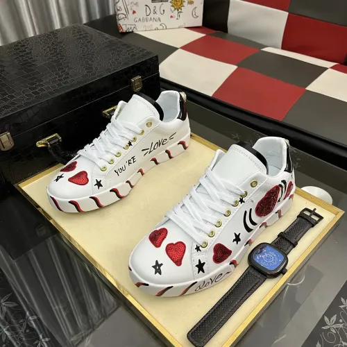 Replica Dolce & Gabbana D&G Casual Shoes For Women #1391715 $88.00 USD for Wholesale