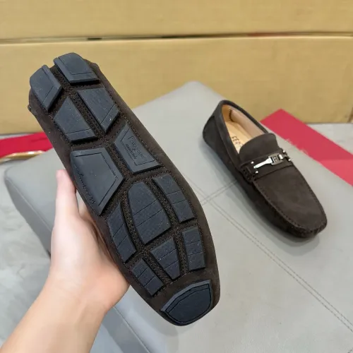 Replica Salvatore Ferragamo Leather Shoes For Men #1391717 $96.00 USD for Wholesale