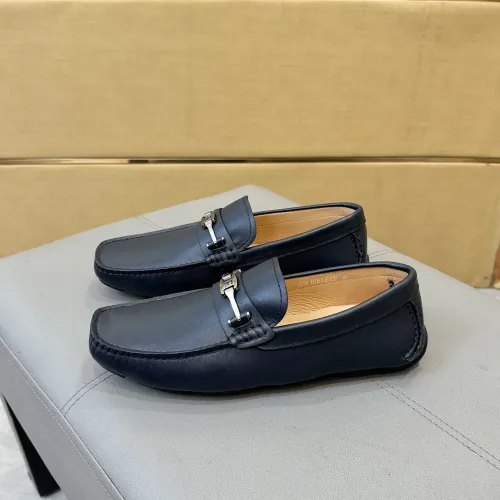 Replica Salvatore Ferragamo Leather Shoes For Men #1391727 $96.00 USD for Wholesale