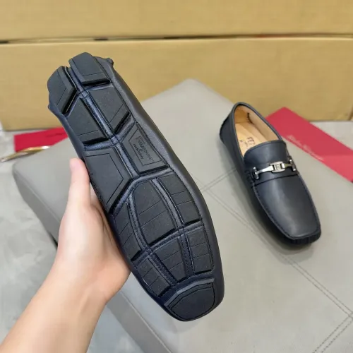 Replica Salvatore Ferragamo Leather Shoes For Men #1391727 $96.00 USD for Wholesale