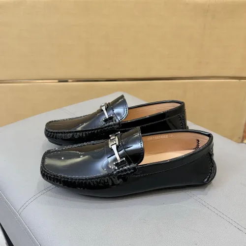 Replica Salvatore Ferragamo Leather Shoes For Men #1391734 $96.00 USD for Wholesale