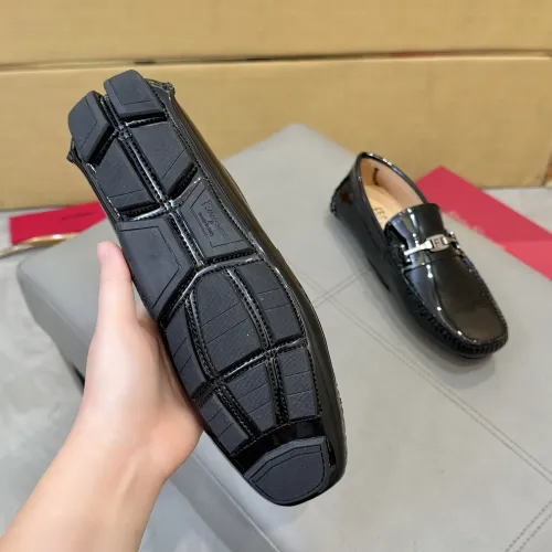 Replica Salvatore Ferragamo Leather Shoes For Men #1391734 $96.00 USD for Wholesale