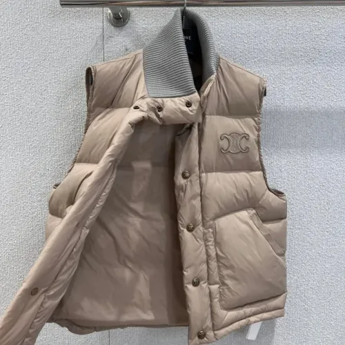 Replica Celine Down Feather Coat Sleeveless For Women #1391745 $140.00 USD for Wholesale