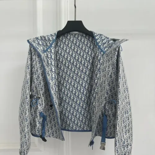 Replica Christian Dior Jackets Long Sleeved For Women #1391775 $115.00 USD for Wholesale