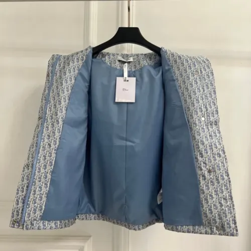 Replica Christian Dior Jackets Long Sleeved For Women #1391781 $130.00 USD for Wholesale
