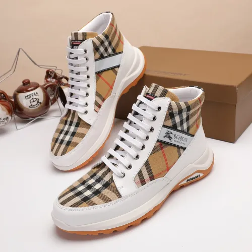 Cheap Burberry High Tops Shoes For Men #1391791, $$80.00 USD On Burberry High Tops Shoes