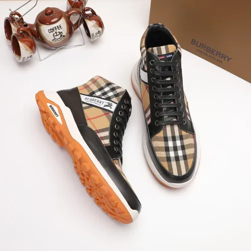 Replica Burberry High Tops Shoes For Men #1391794 $80.00 USD for Wholesale
