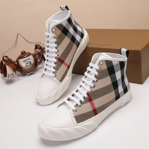 Cheap Burberry High Tops Shoes For Men #1391795, $$76.00 USD On Burberry High Tops Shoes