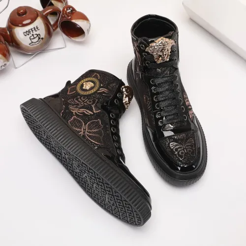 Replica Versace High Tops Shoes For Men #1391805 $76.00 USD for Wholesale