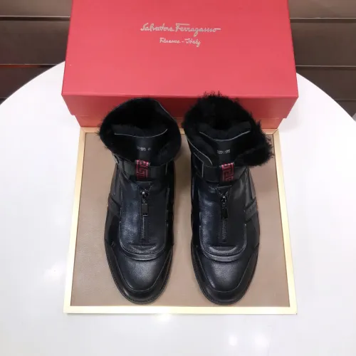 Replica Salvatore Ferragamo Boots For Men #1391960 $112.00 USD for Wholesale