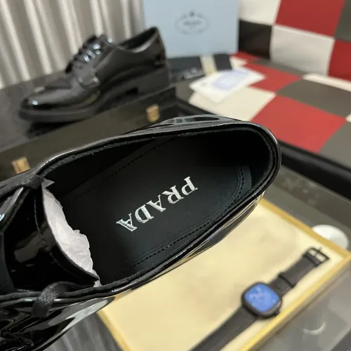 Replica Prada Leather Shoes For Men #1392044 $115.00 USD for Wholesale