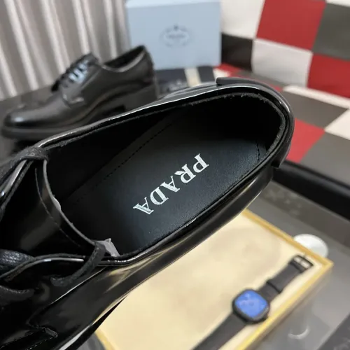 Replica Prada Leather Shoes For Men #1392046 $115.00 USD for Wholesale