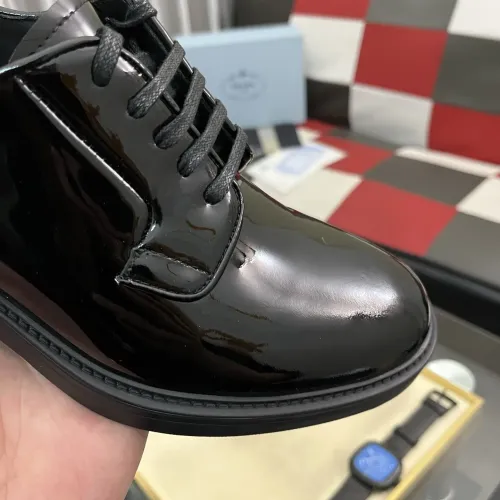 Replica Prada Leather Shoes For Men #1392047 $115.00 USD for Wholesale