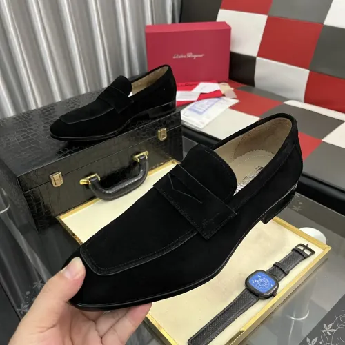 Cheap Salvatore Ferragamo Leather Shoes For Men #1392086, $$108.00 USD On Salvatore Ferragamo Leather Shoes